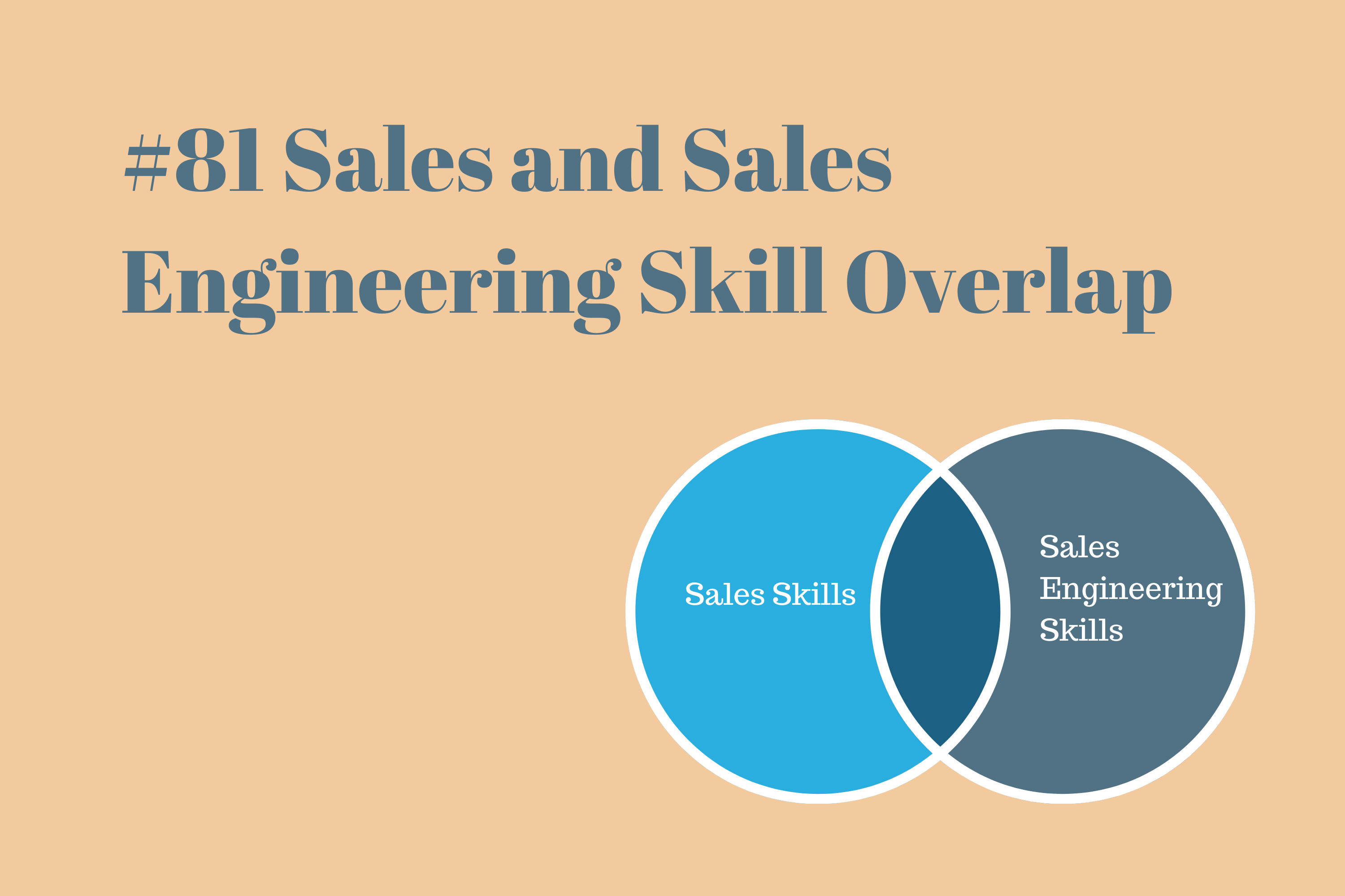 Read more about the article #81 Sales and Sales Engineering Skill Overlap