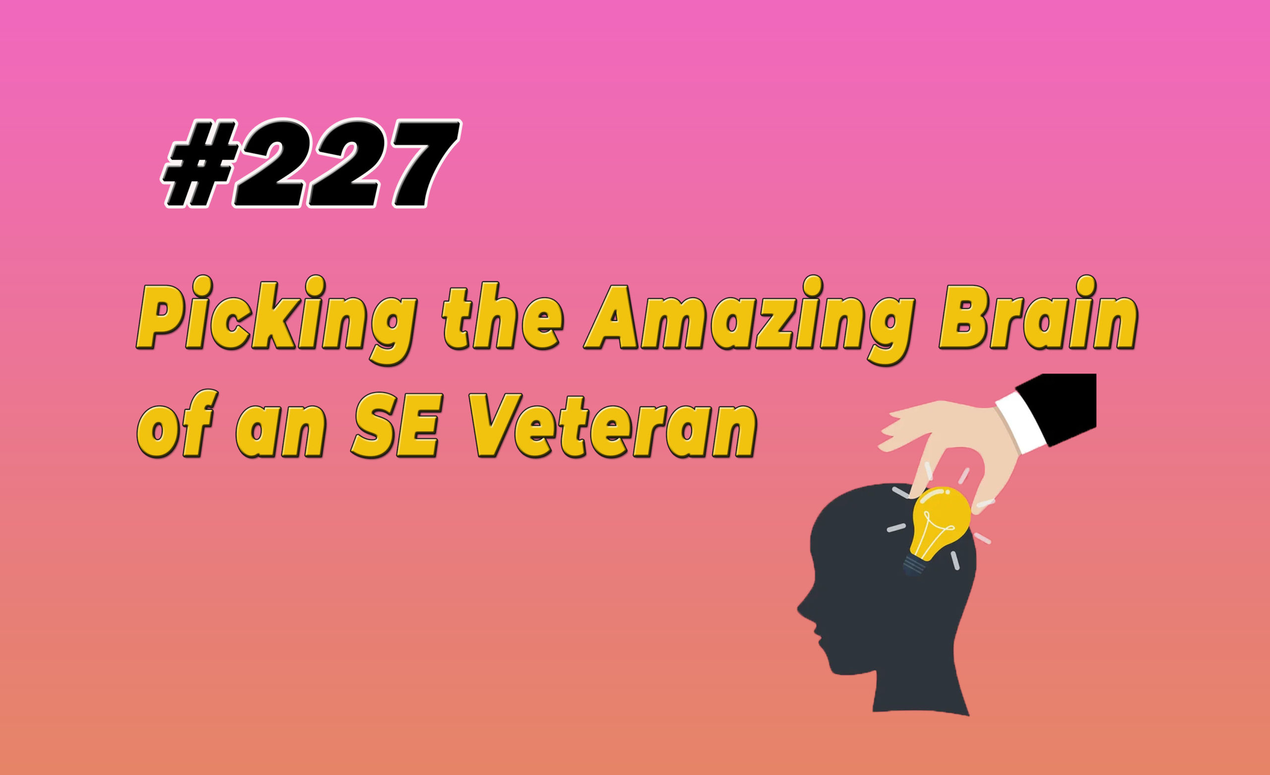 Read more about the article #227 Picking the Amazing Brain of an SE Veteran