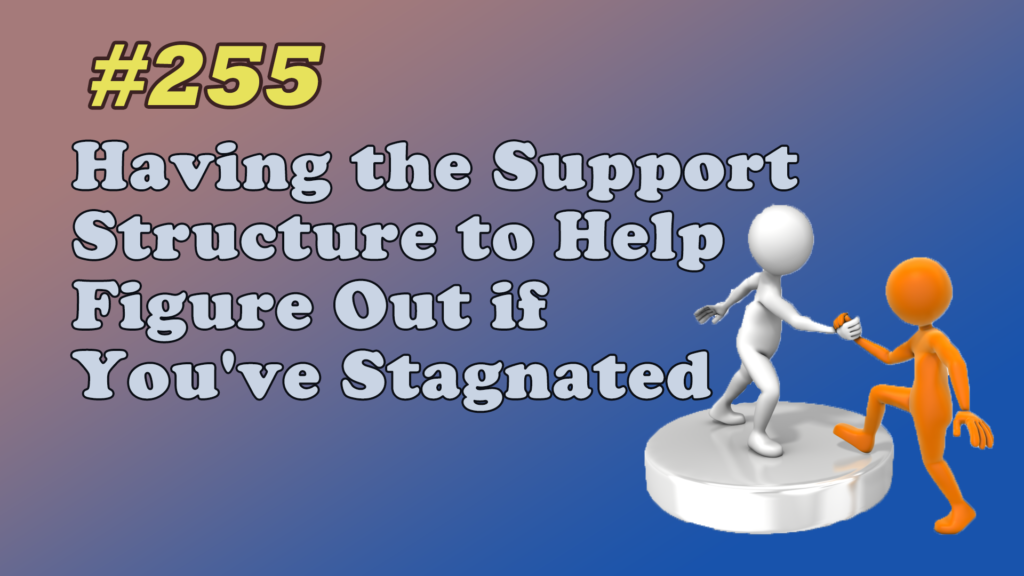 Having the Support Structure to Help Figure Out if You've Stagnated
